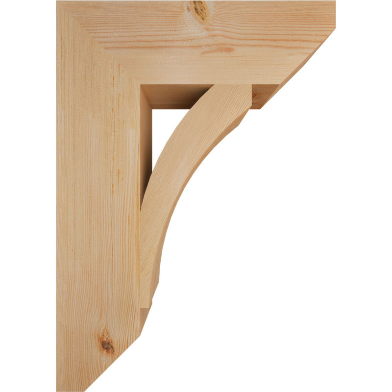 Wood Bracket/Corbel, Douglas Fir, 28"H x 5.5"W x 20"D