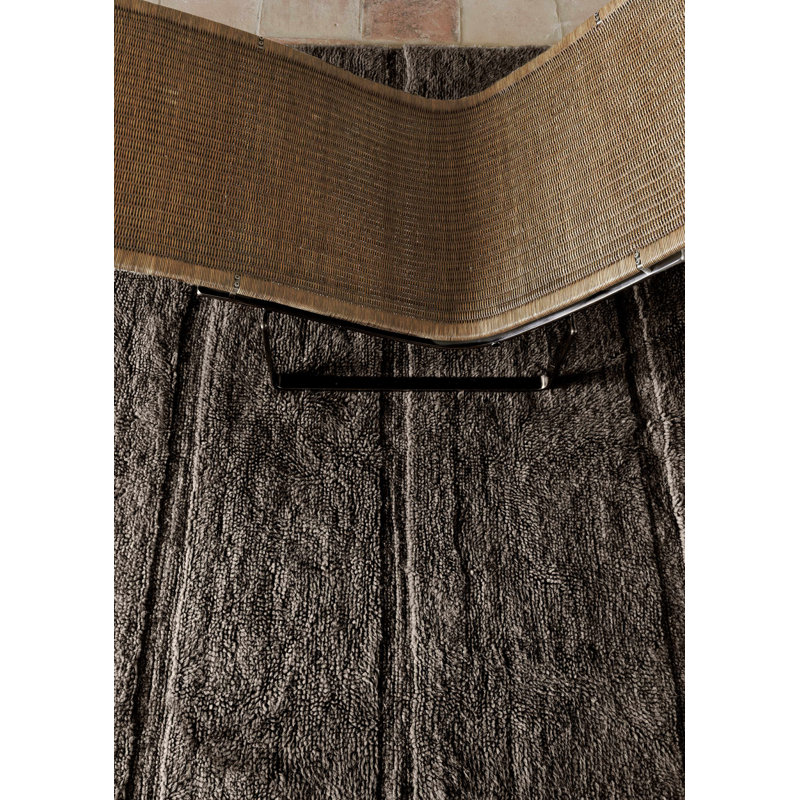 Sheep Of The World Hand Tufted Wool Area Rug in Sheep Brown, Rectangle 5'7" x 7'10"
