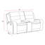 Manual Console Loveseat