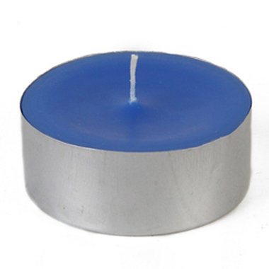 Bougie de photophore en étain surdimensionné, Bleu, Ensemble de 12