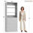 80" H Kitchen Pantry Cabinet With Drawers-1509681569