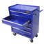 Armoire à outils 5 tiroirs Garage avec serrure et 4 roulettes, roulettes bleues pour l'organisation, ton-2091620716