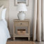 VIctoria One-Drawer Wood Bedside Table with Shelf-113430437