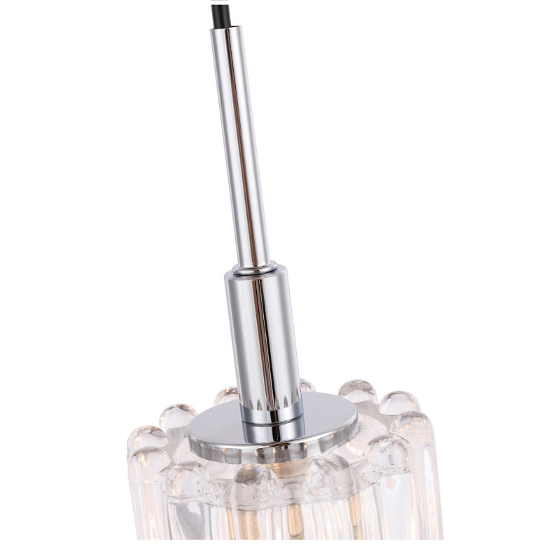 Suspension cylindrique en grappe 3 lumières Rosendahl, Bronze / chrome, Halogène