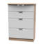 Bhodhini 4 Drawer Deep Chest (Ready Assembled)-2017159854