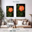 Harnek fleur orange d'hibiscus hawaïen-108356600