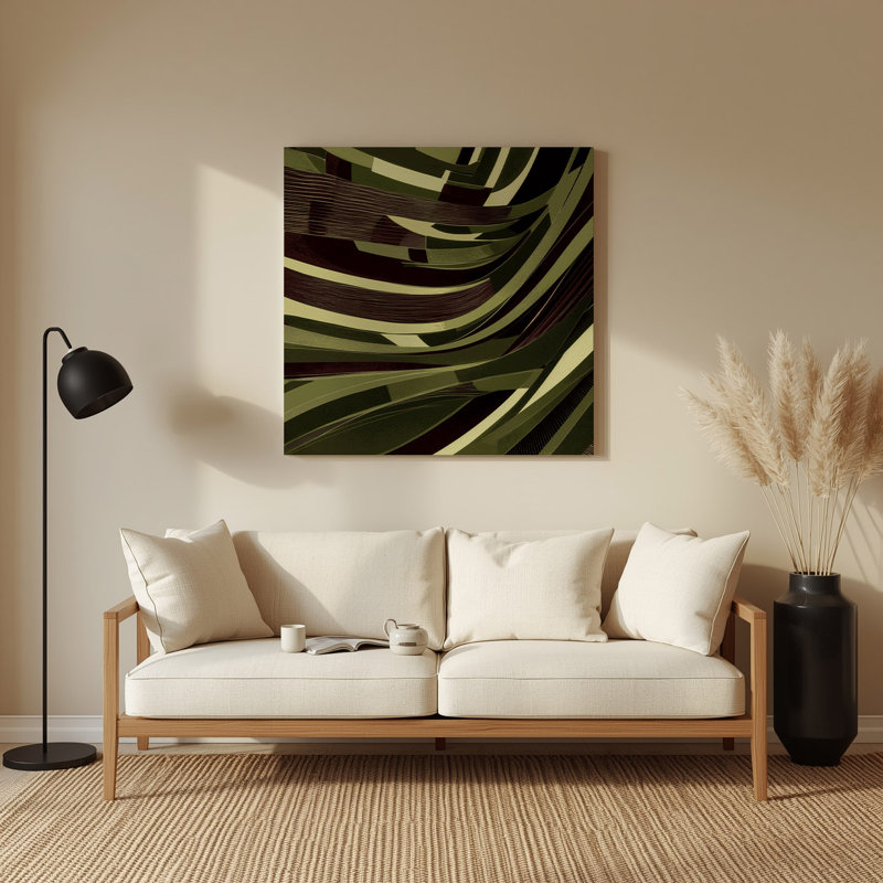 Art mural brun op Op 68