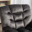 Fauteuil de massage moderne en microfibre 40,2 "avec chauffage et USB (ensemble de 2)-773017899