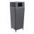 Keaton Modern 24.13-Gallon All-Weather Wicker/Metal Lidded Hideaway Outdoor Trash Can-103764194