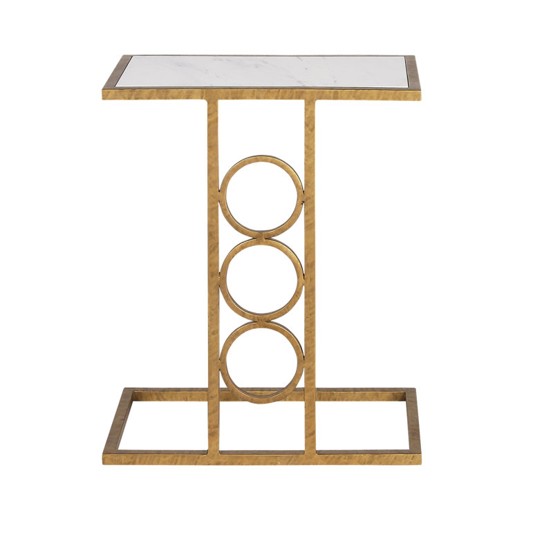 Ringlet End Table, Royal Gold, Royal Gold