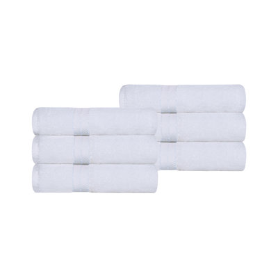 Hotel Turkish Cotton 6-Piece Hand Towel Set, Ultra-Plush & Luxury Weight