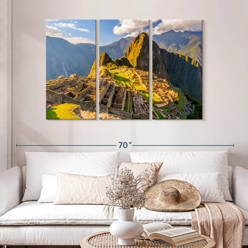 Lilie ensoleillée Machu Picchu, H 32 po x l 50 po