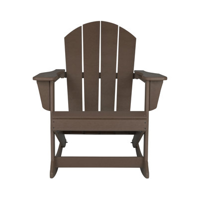Chaise Adirondack à bascule en plastique / résine Laguna (ensemble de 4)
