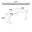 Bureau en L noir en bois massif-660560000