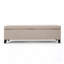 Repose-pieds avec rangement 50,5 pouces Wheatoff