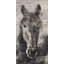 Abstract Horse With Typography Print On Canvas-98693970