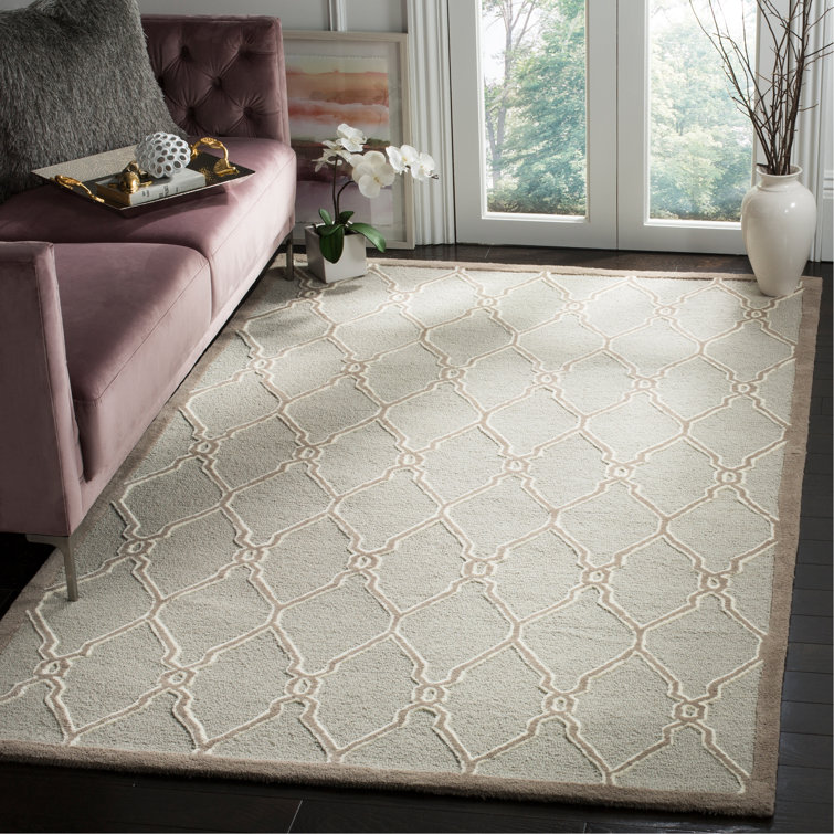 Cannen Hand Tufted Wool Geometric Rug
