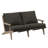 Saratoga Outdoor Teak Wood Furniture Set In Weathered Gray Flint-123103187-123103189