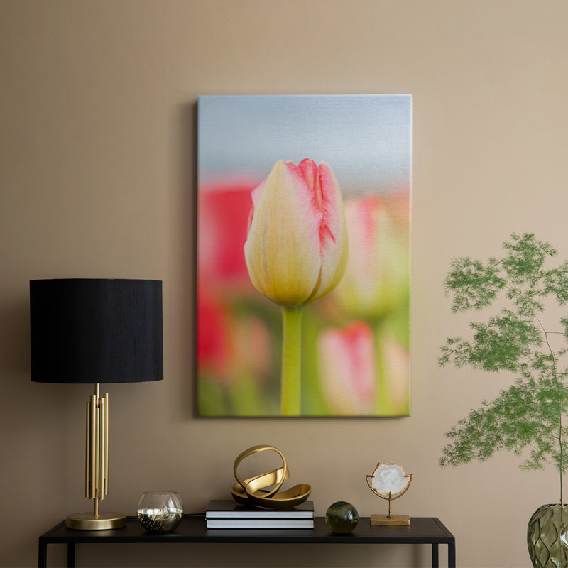 Twotone tulipe - galerie Cavas sur mesure, H 12 po x l 8 po