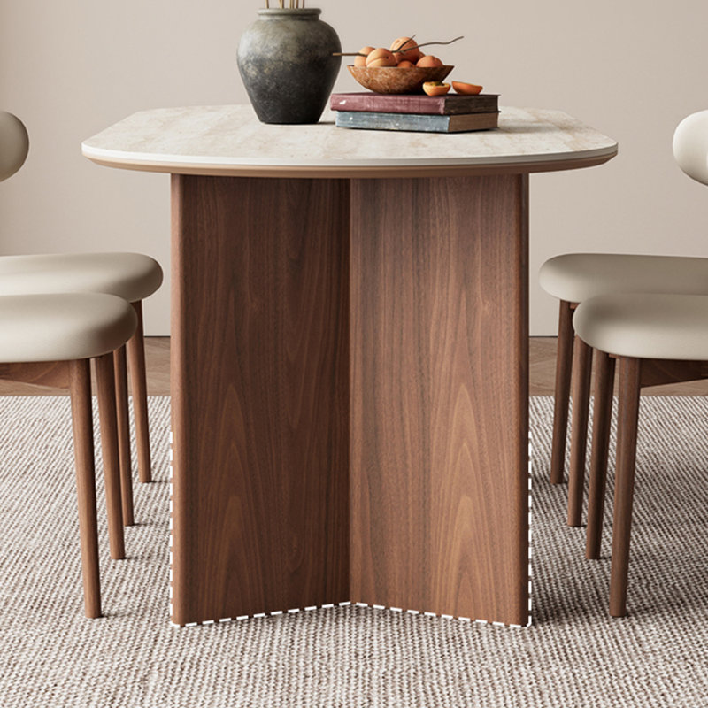 Table de salle à manger ovale,  H 29,52 po x L 78,74 po x l 35,43 po