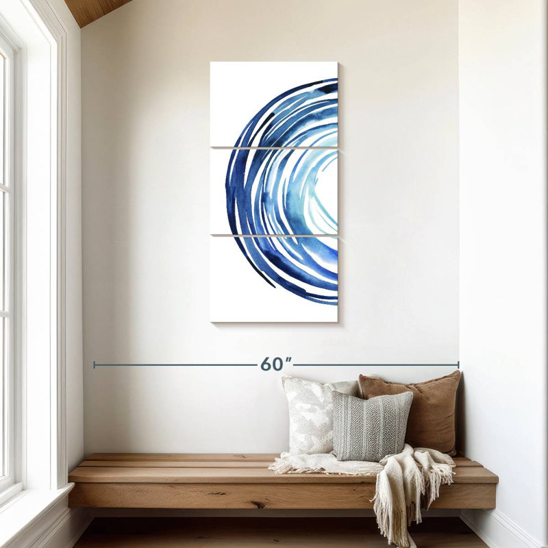 Vortex bleu I, H 44 po x l 21 po
