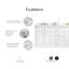 Meuble-lavabo de comptoir en quartz 72 po avec robinet Bruning de Bruning-1324427587-1324427581-1323712473