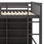 Lit mezzanine Jimmya avec 8 tablettes de rangement ouvertes et échelle intégrée-1712996407-1712996404