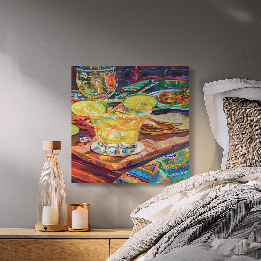 Vibrant Fiesta Margarita Canvas Print