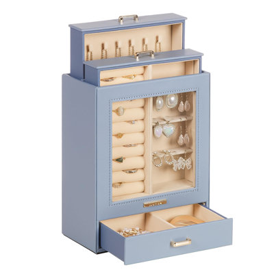Jewelry Box for Necklaces Rings Earrings Gift Bracelets Storage Case