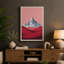 Mountain at Twilight Minimalist - Wrapped Canvas-1456791475-1456791465