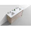 Ensemble de meuble-lavabo double 59 po Tulughan-1053639369