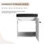 Meuble-lavabo mural flottant de 20 po avec lavabo en résine et porte d'armoire à fermeture en douceur-102299582