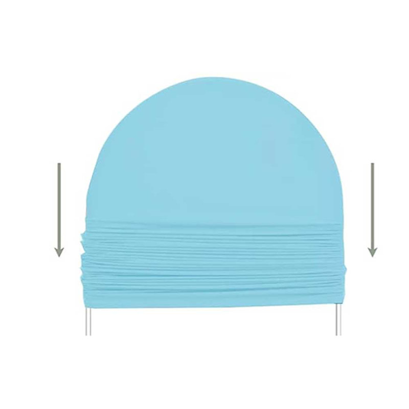7.3FT Blue Backdrop Large Blue Ceremony Background