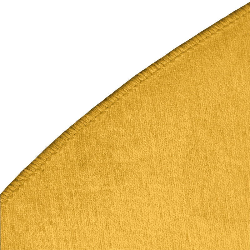 Chenille Striped Indoor Rug, Round 5'