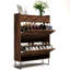 Armoire de rangement à chaussures 16 paires avec 3 tiroirs pour entrée