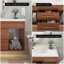 Meuble-lavabo simple Mid-Century