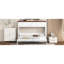 Lit simple en blanc, 3 tiroirs pour un grand espace de rangement et construction, peu encombrant, facile à assembler, taille blanche avec tiroirs, chambre à coucher, matériau fiable, assemblage, aucune boîte à ressorts nécessaire