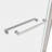 Bypass Shower Door With Nano Treatment Glass - 5/16" Tempered, Brushed Nickel, Bathroom Tempered Nickel Finish, Leak- Function,-121166520