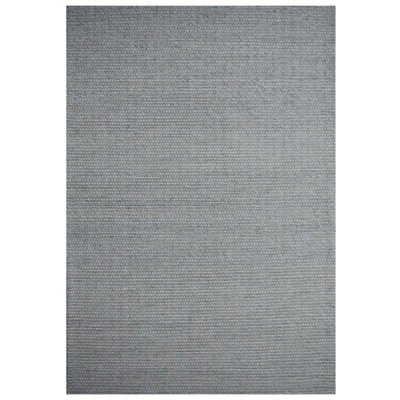 Tapis argenté tissé à la main et à plat Tovey