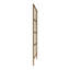 Urbana 39" L X 77" H Modern Vinyl Trellis, Espresso Brown