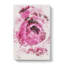 The Heart Of A Pink Rose - Wrapped Canvas-56639092