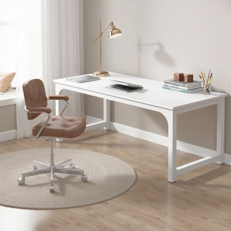 Bureau d'ordinateur 70,8 po, Blanc