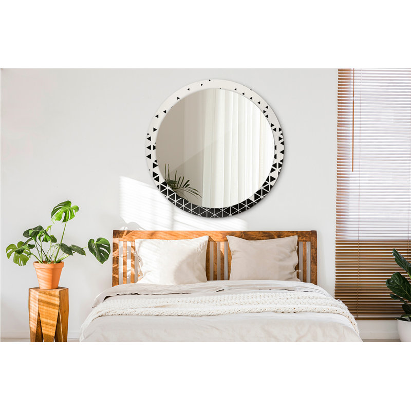 Huldar Glass Flat Wall Mirror