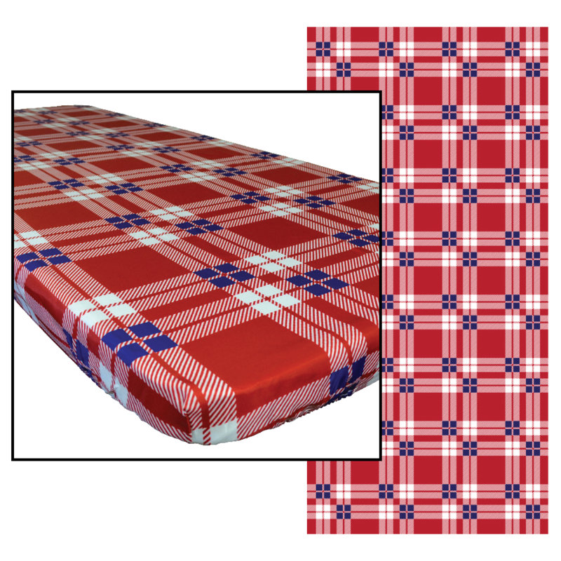 Plaid Tablecloth, 72" x 30"