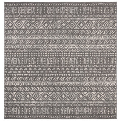 Tapis gris foncé / ivoire Rensselear