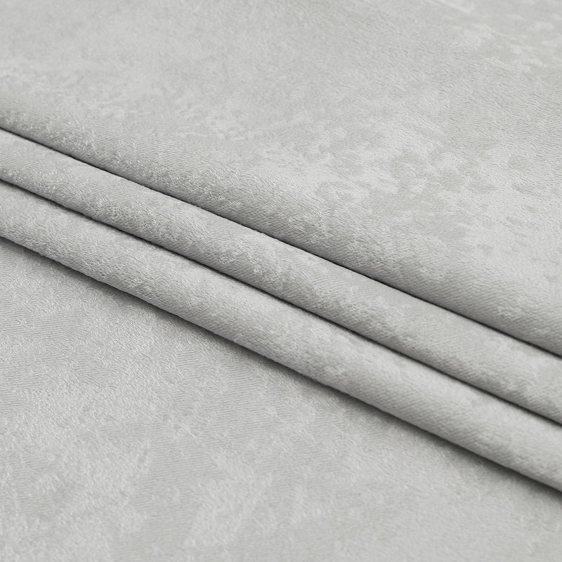 Eruh Semi Sheer Curtain Pair, Silver
