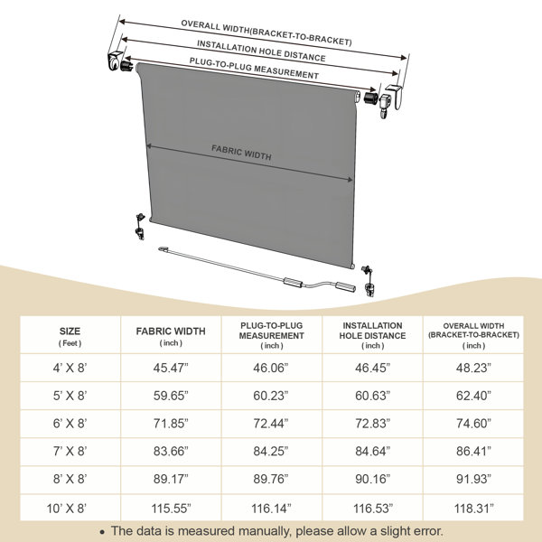 Dimensions du produit
