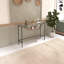 Caliente 76cm Glass Console Table-105726400