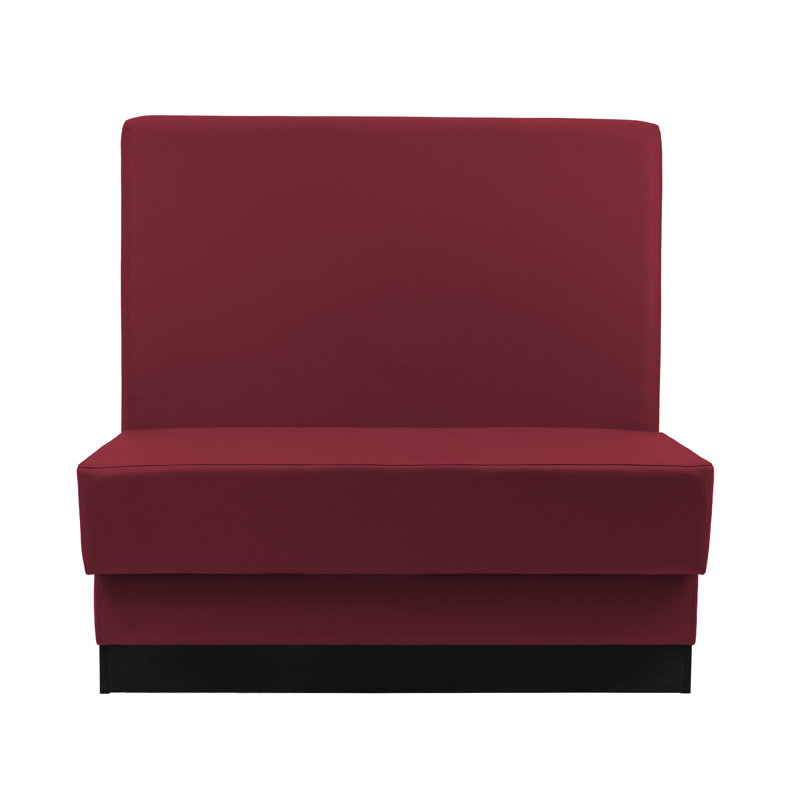 Banquette de restaurant simple face - Bourgogne, Rouge