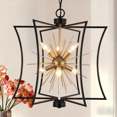 Lustre géométrique Spoutnik à 6 lumières Jankidas